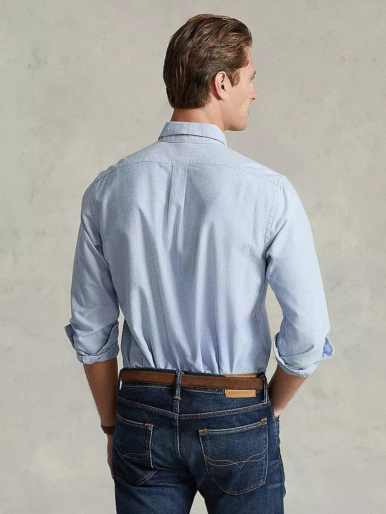 POLO RALPH LAUREN Hemd Slim Fit blau