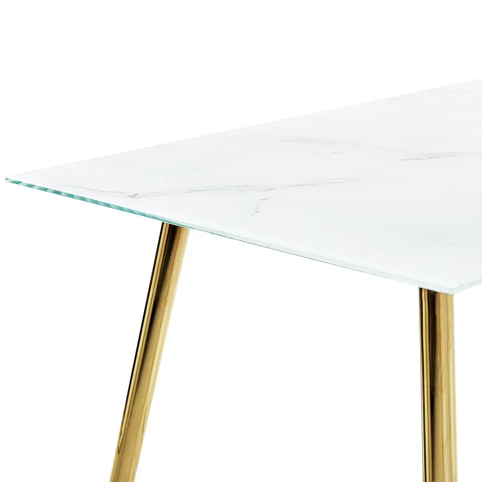 MULGA - Eettafel - Wit - Veiligheidsglas