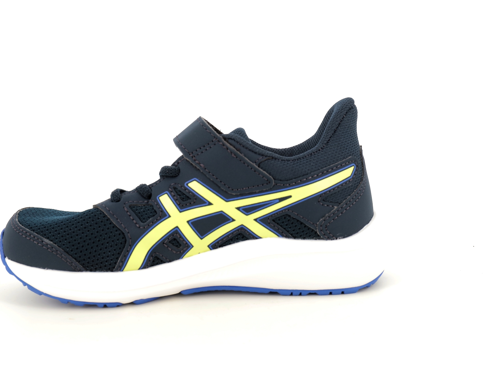 Asics-JOLT 4 PS Matières combinées Bleu-Jaune