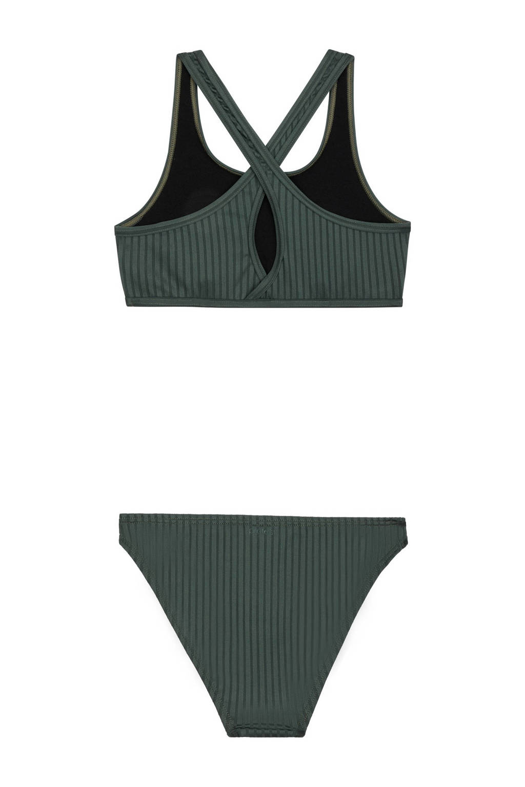 crop bikini PRTMOON JR olijfgroen