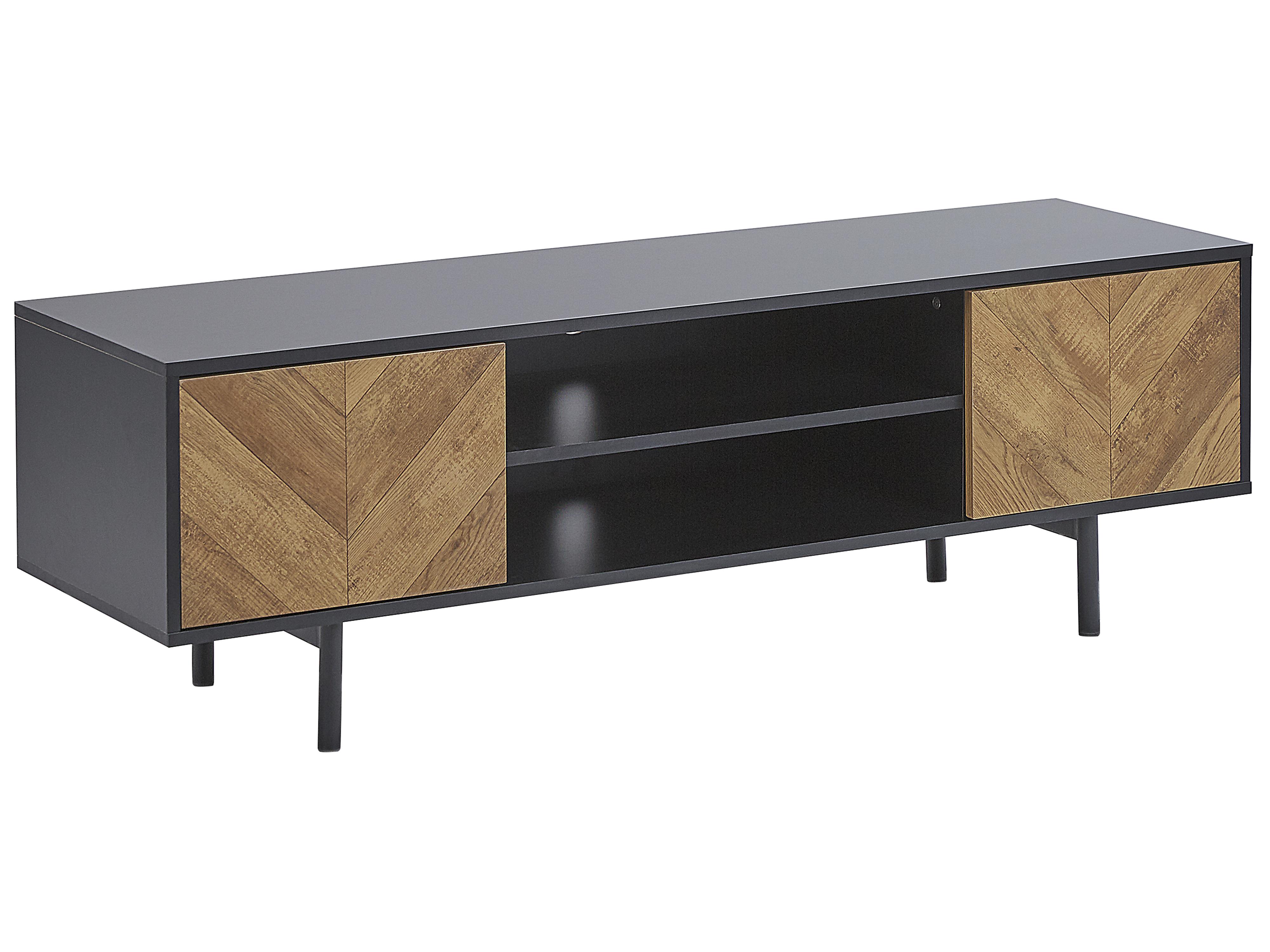 TV-meubel SALINA Bruin/zwart