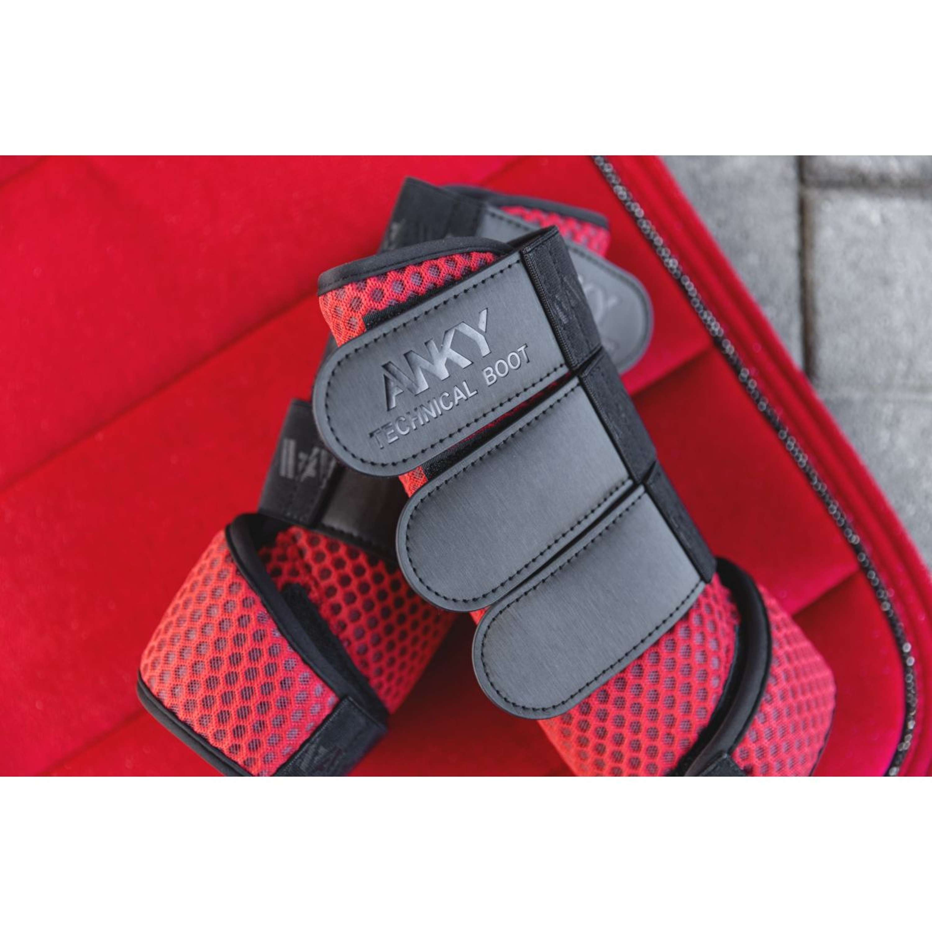 ANKY Beenbeschermers AW25 3D Mesh Equestrian Red