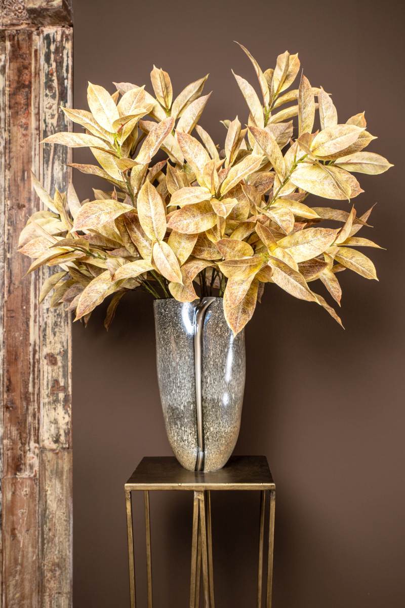 Ptmd plante artificielle bladeren - 62x44x102 cm - plastique - l'or