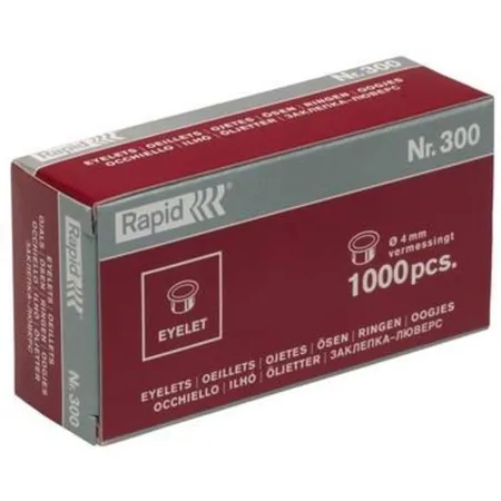 Leitz Öse Nr. 300, 4mm, vermessingt, 1000 Stück
