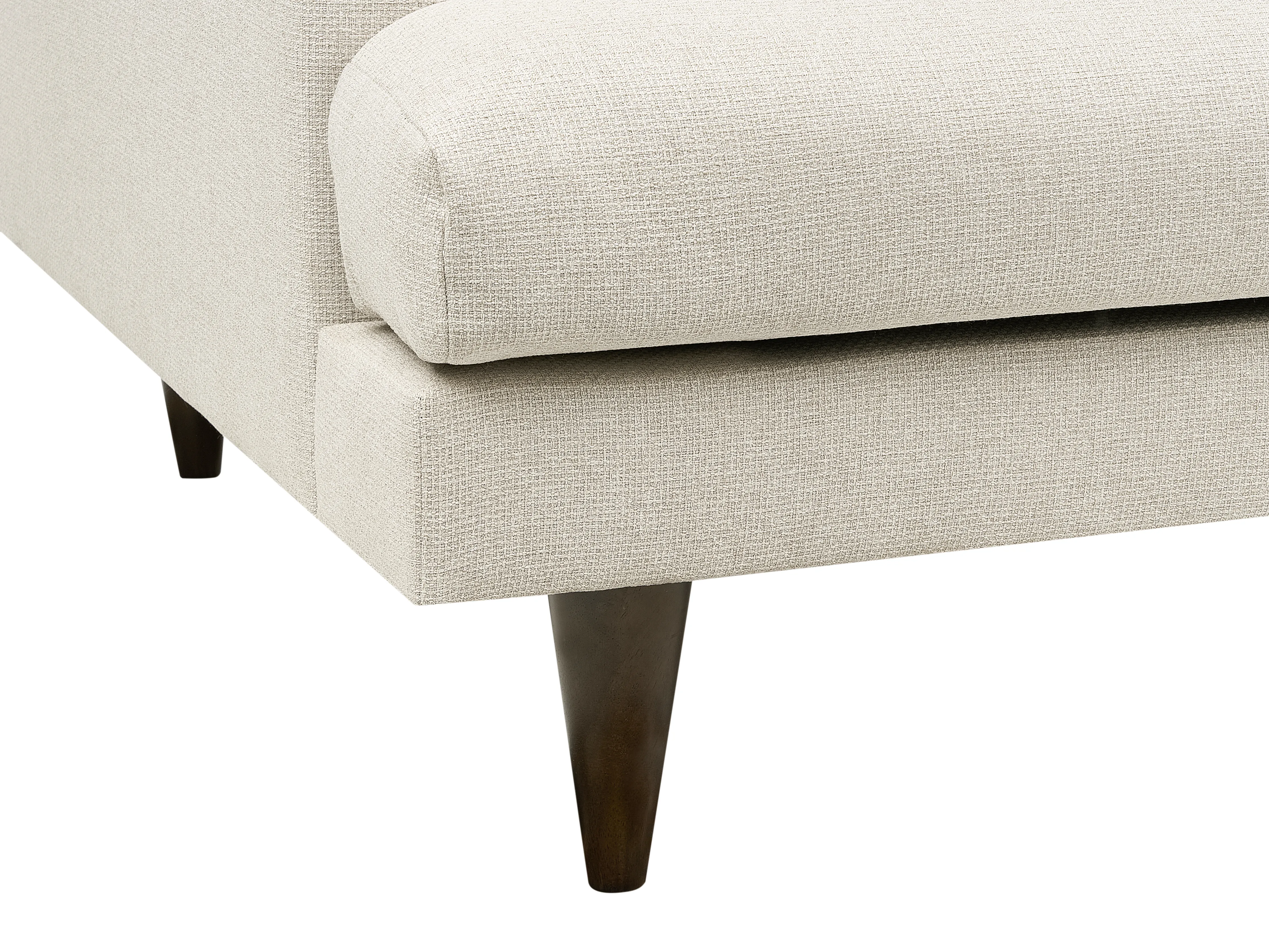 Bank 3-zits JARPEN Stof Lichtbeige