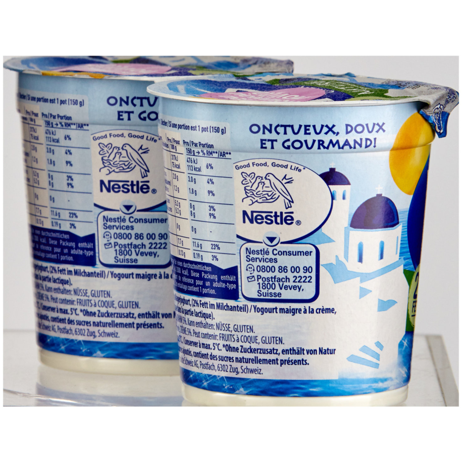 Yaos Joghurt Nature nach Griechischer Art, ungesüsst 2x150g