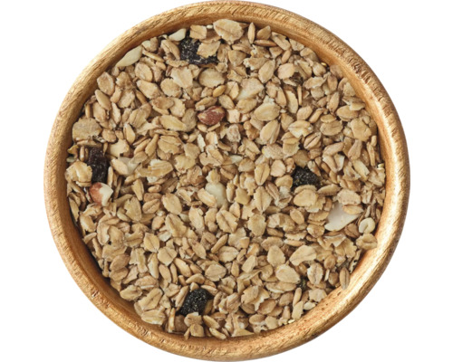 Voer voor wilde vogels, vetrijk voer, wintervoer voor vogels (tarwevlokken, koolzaadolie, pinda's, rozijnen) 10 kg