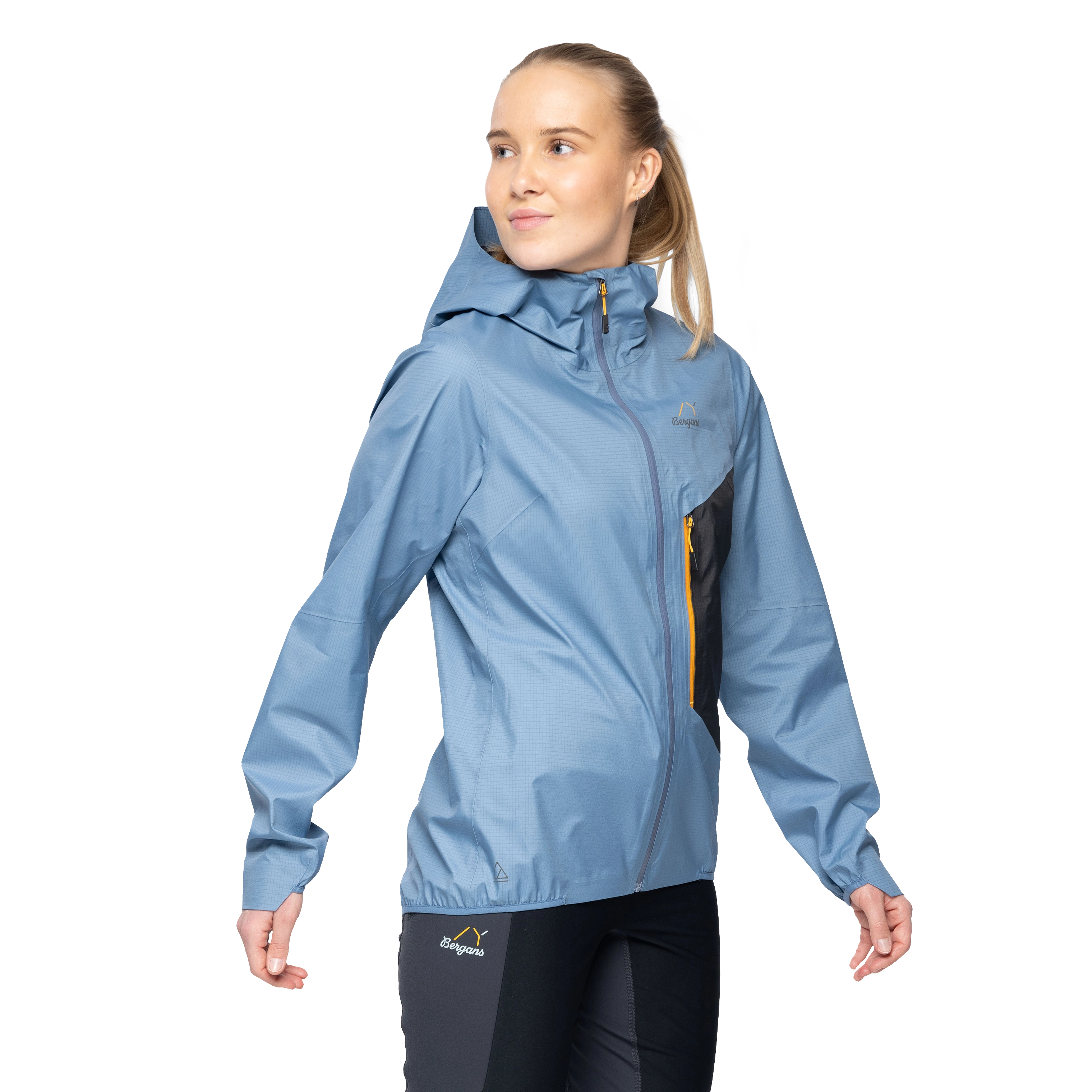Y LightLine Air 3L Shell Jacket Women Elemental Blue / Dark Shadow Grey
