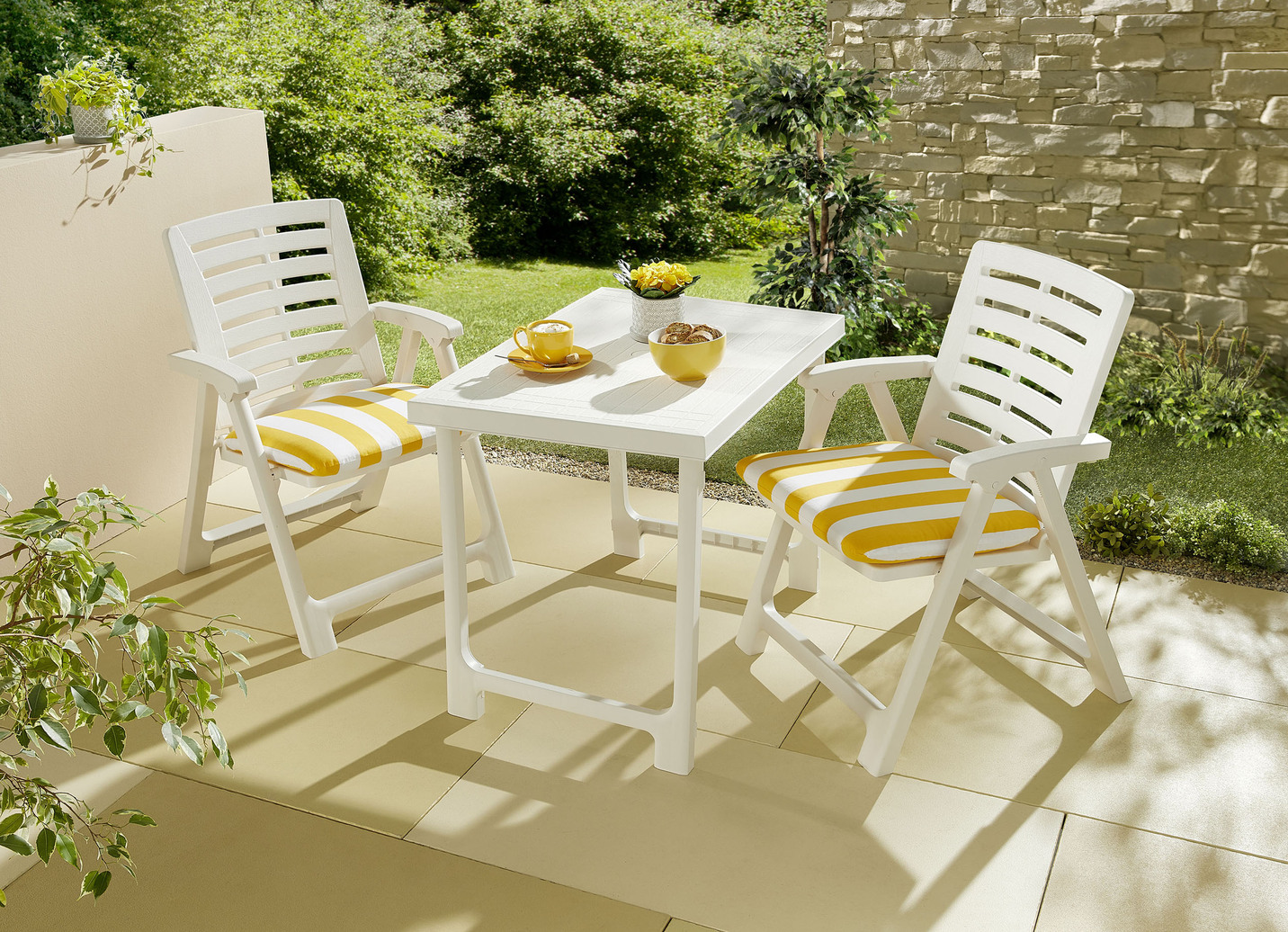 Wetterfestes Balkon-Set, 3-teilig