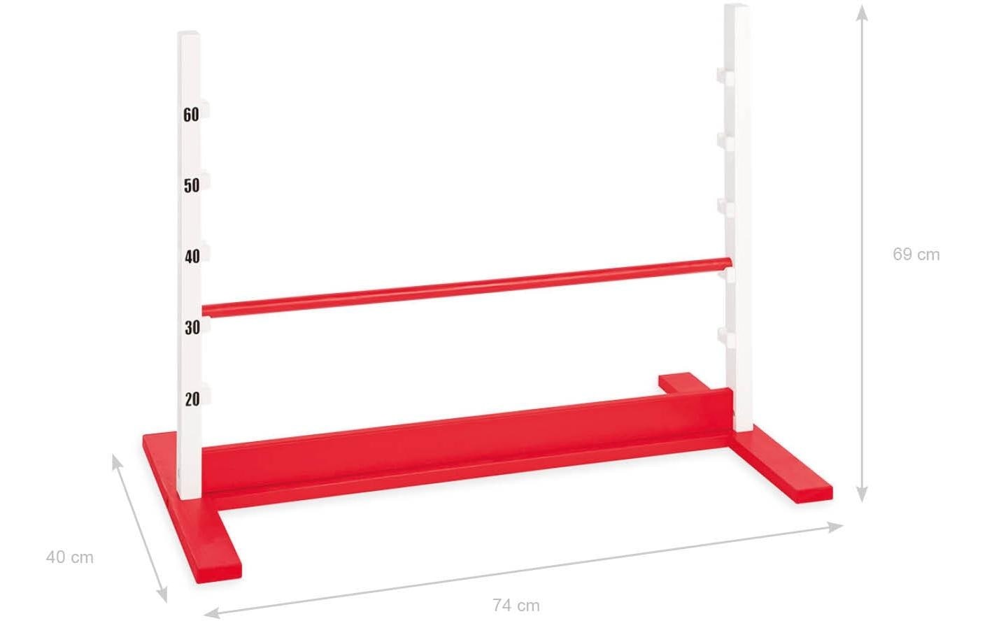 Pinolino® Hürde »Hürde Hoppe rot« Holzart: Tanne