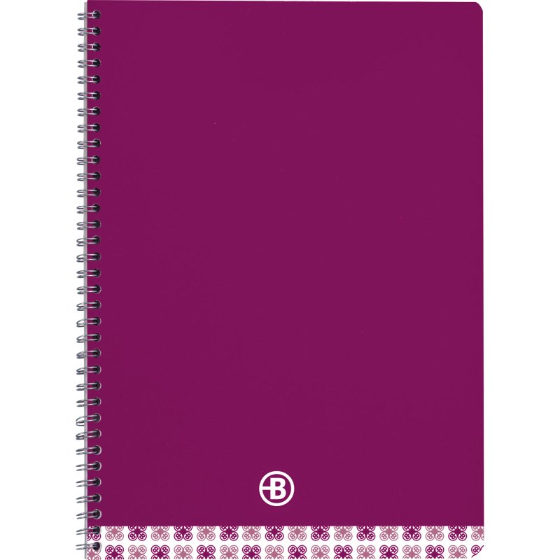 Cahier spirale standard Bruneau 24 x 32 cm grands carreaux 100 pages