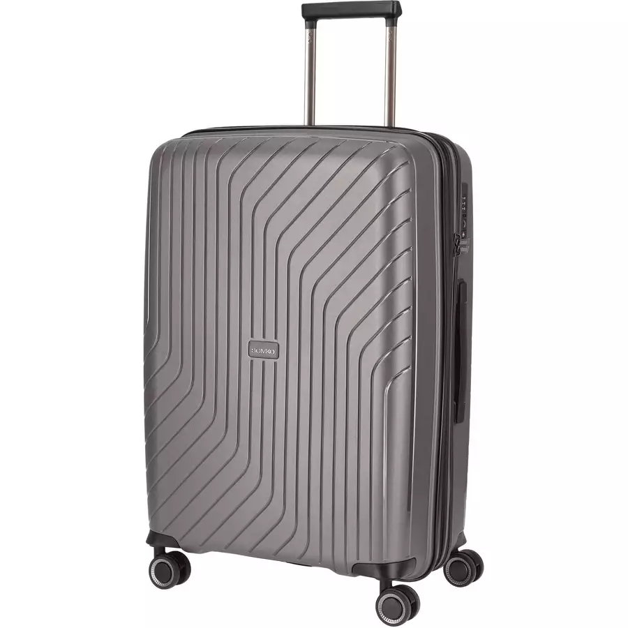 Somko Wave - 4-Rollen-Trolley M 67 cm erw. anthrazit