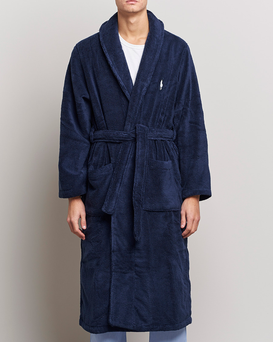 Polo Ralph Lauren Shawl Robe Navy