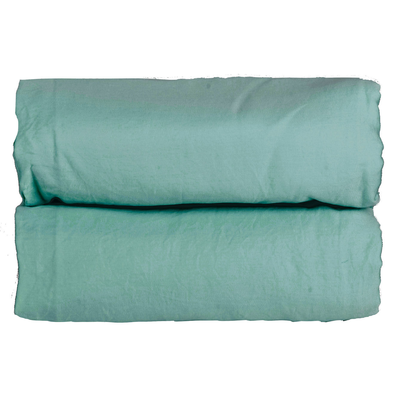 Febronie Home Drap housse 100% Satin de Coton Julia aqua