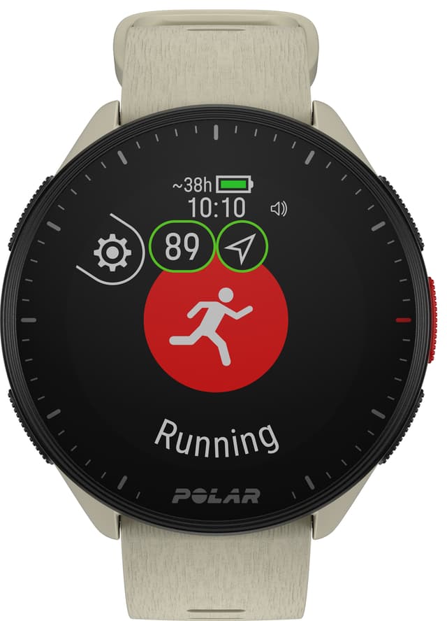 Polar Pacer sportsur S/L (hvid)