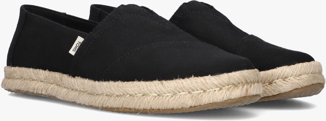 TOMS zwarte toms espadrilles alpargata rope 2.0