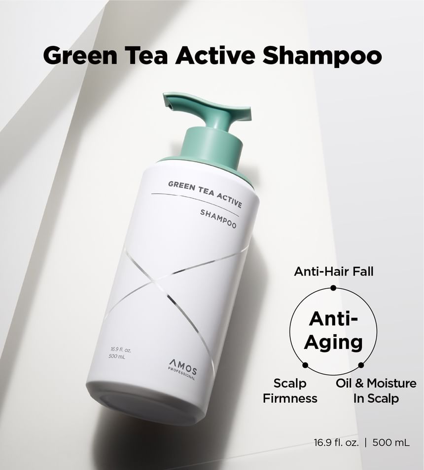 AMOS PROFESSIONAL - Groene Thee Actieve Shampoo