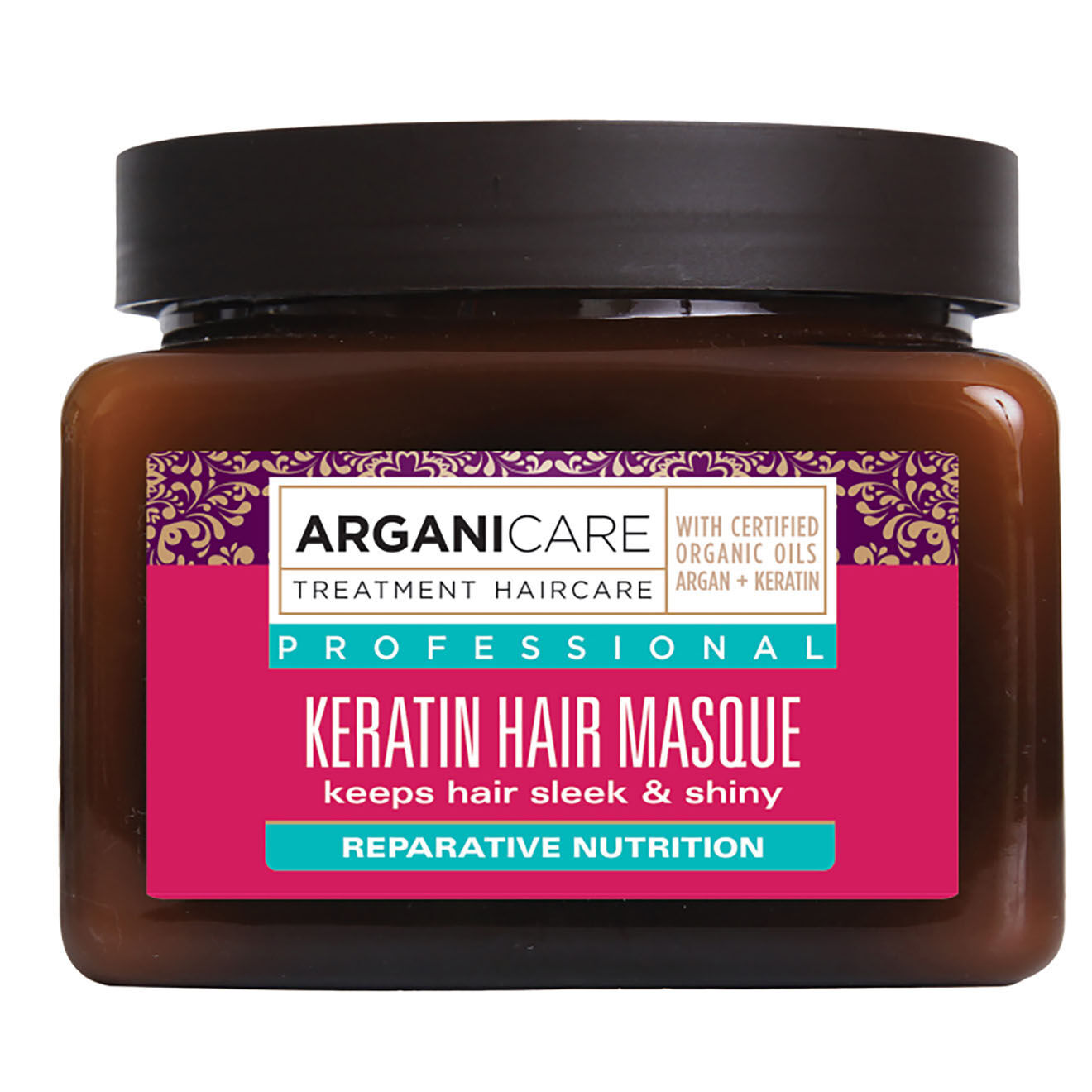 Arganicare Masque réparateur et nutritif Kératine tous types de cheveux -  400 ml