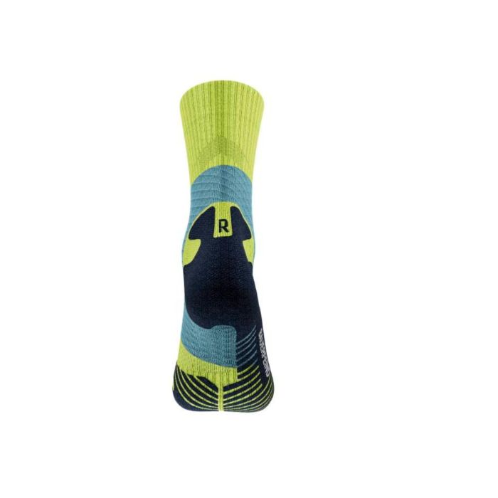 Bauerfeind Herre Strømper Trail Run Compression Socks Mid Cut Blå