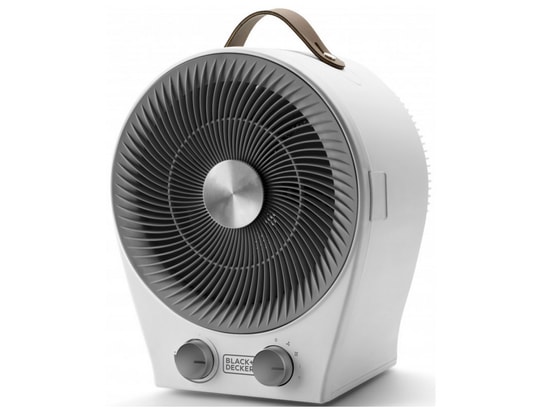 BLACK & DECKER - Radiateur soufflant Chauffage soufflant 2000w blanc bxfsh2000e