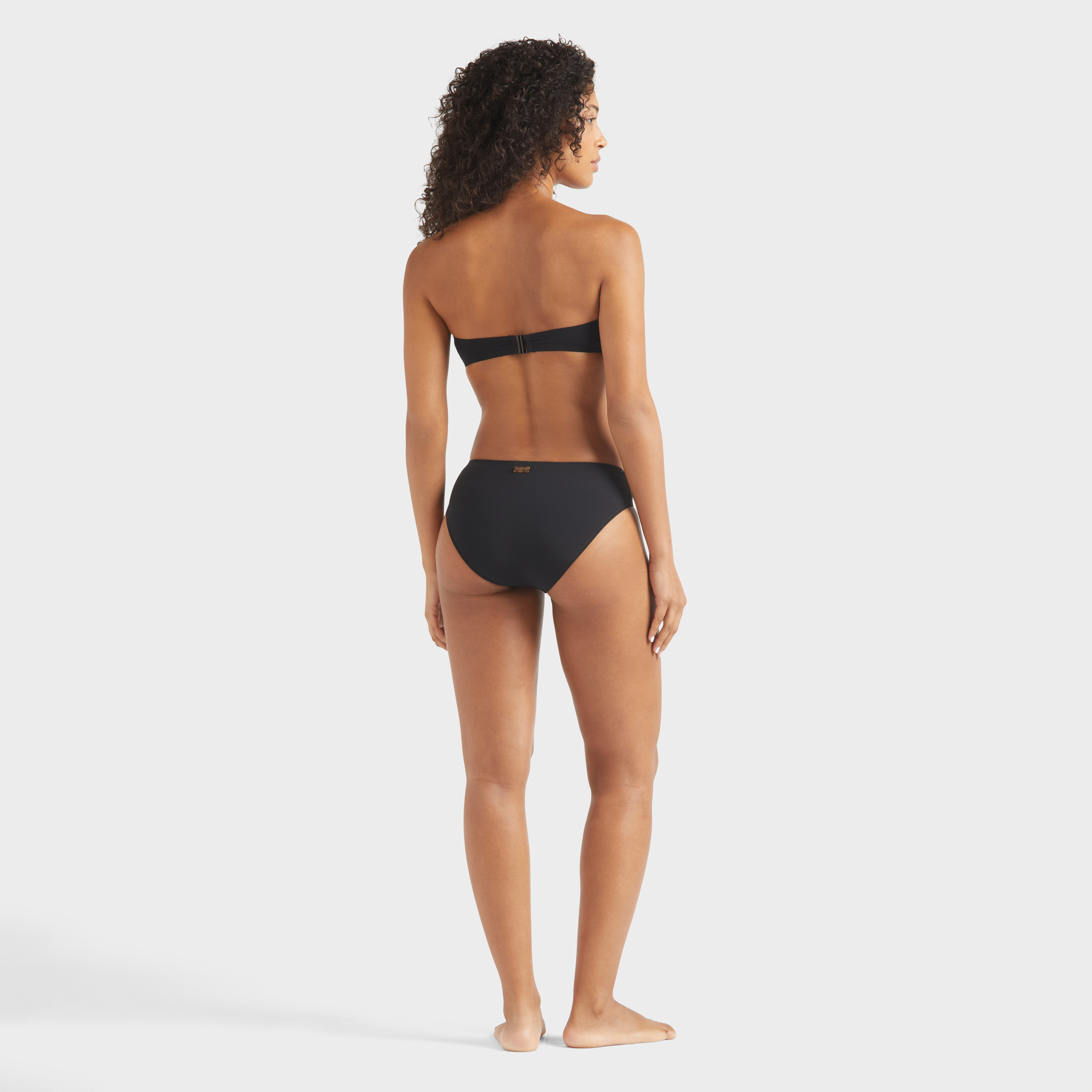 Haut de maillot de bain bandeau femme uni