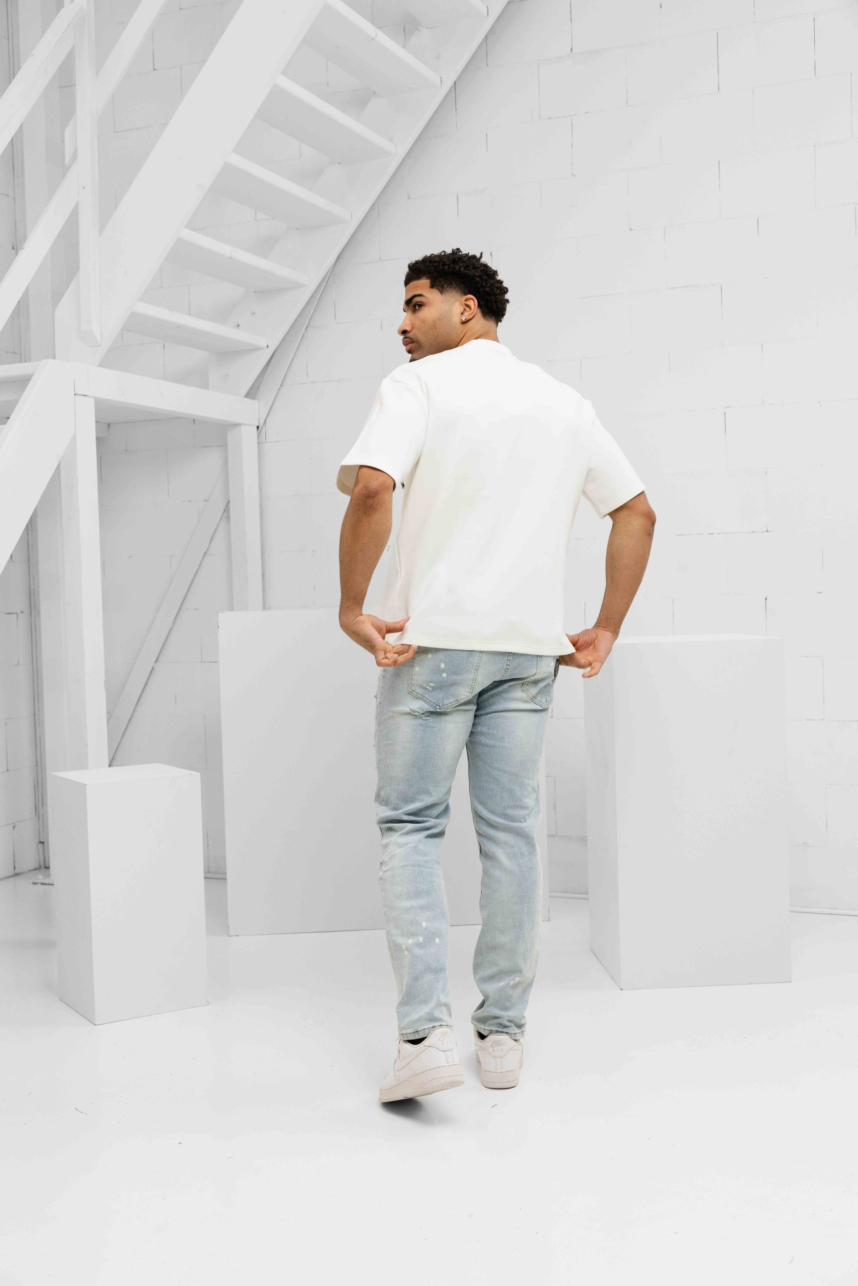Project x Paris Basic Jeans Heren Lichtblauw