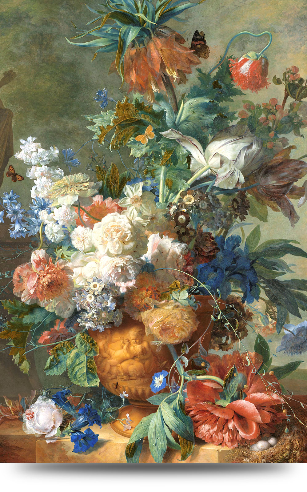 Bloemstillevens Rijksmuseum - Canvas schilderijen 11 - 80 x 120 cm