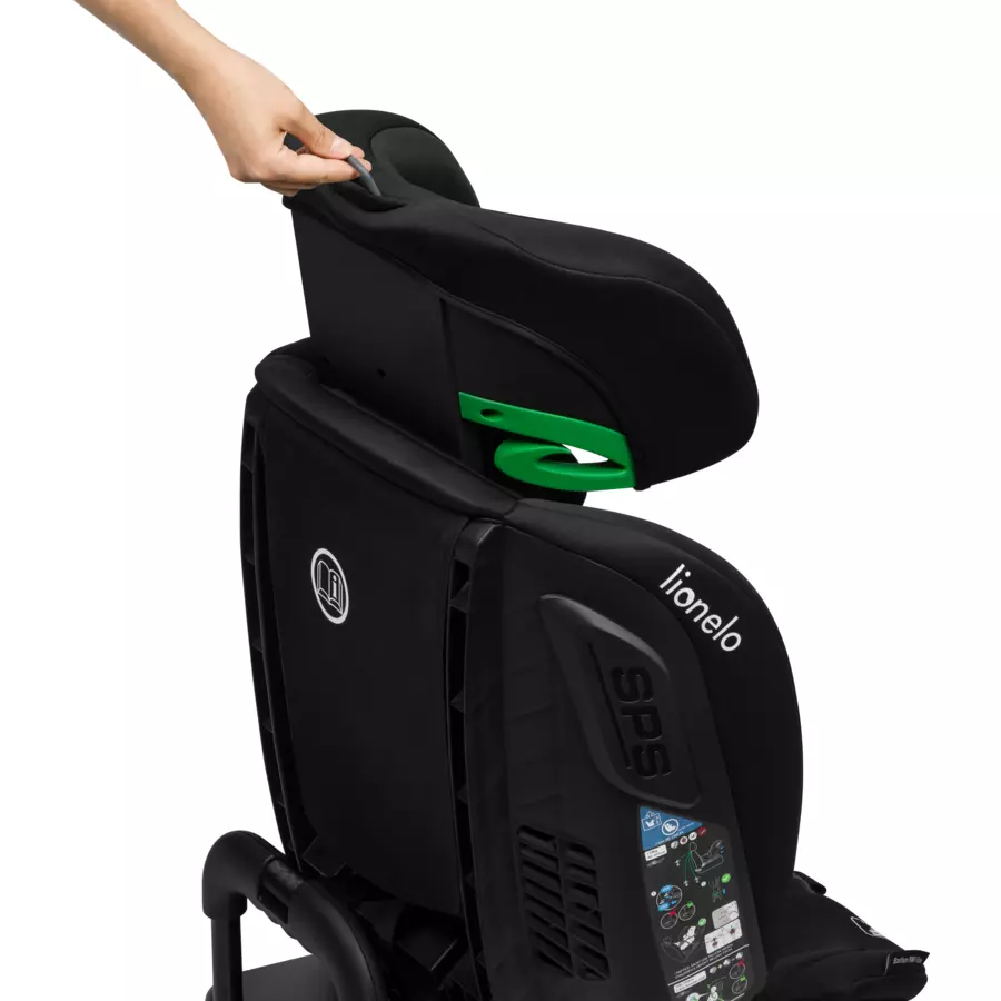 lionelo Reboarder Bastiaan RWF i-Size Black Carbon