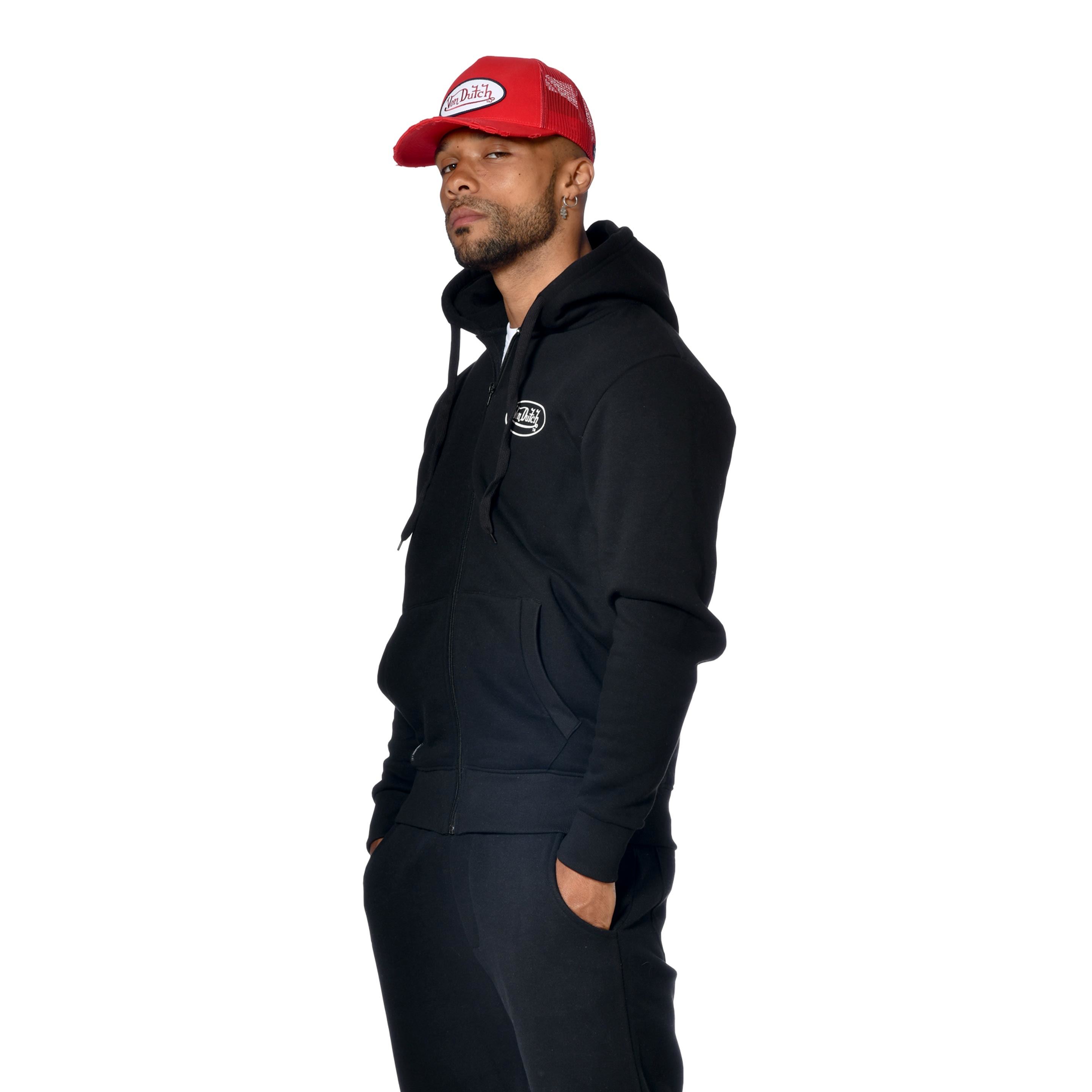 Von dutch - Sweat zippé à capuche Sli Noir