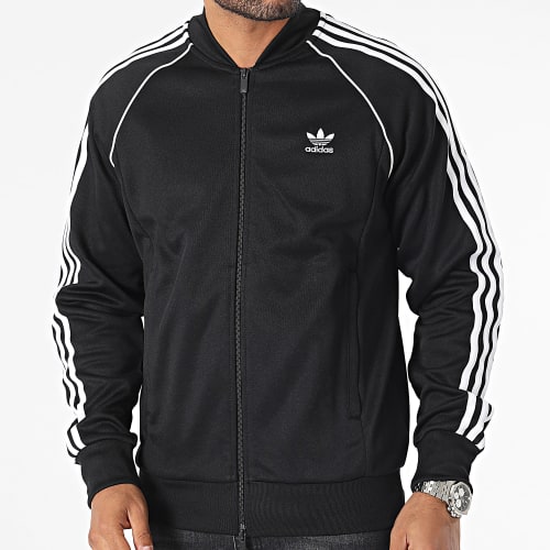 Veste Zippée A Bandes IM4545 Noir