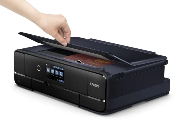 Epson Expression Photo XP-970 Small-in-One - Multifunktionsprinter - farve - blækprinter - A4 (210 x 297 mm) (original) - A3 (medie) - op til 8.1 spm (kopiering) - op til 8.5 spm (udskriver) - 100 ark - USB 2.0, LAN, Wi-Fi(n), USB vært