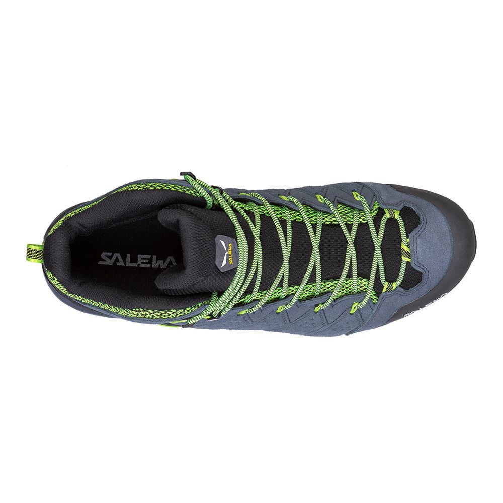 Salewa ALP MATE MID WP - Chaussures randonné Homme ombre blue/pale frog