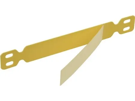 BRADY Laminat bjælker gulmærkefelt 130x15mm, total 178x15mm1 pakke med 50 stk