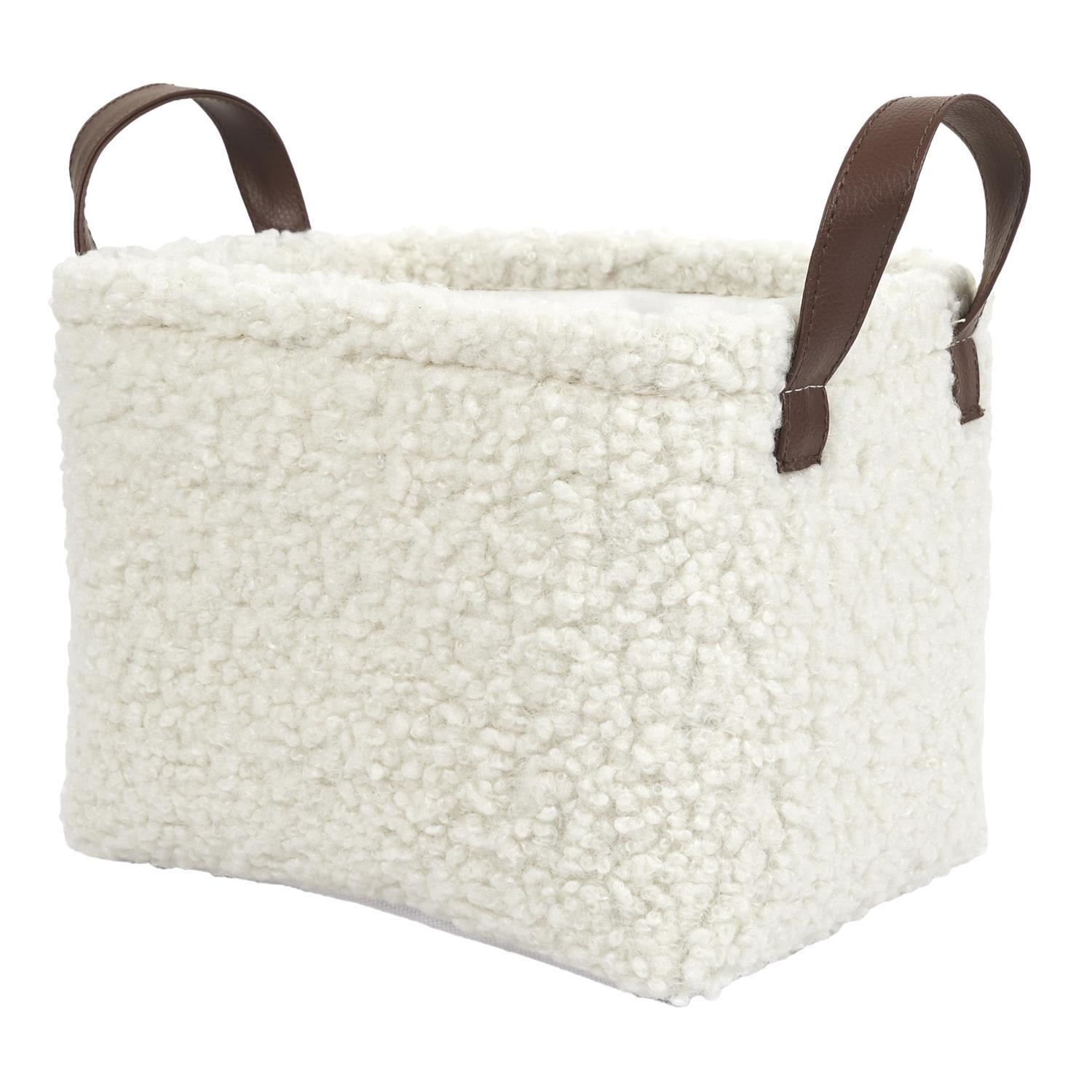 PANIER RANGEMENT BLANC S