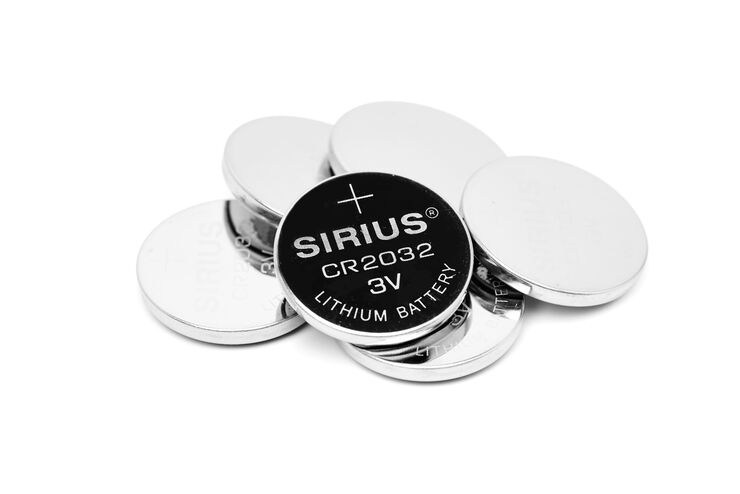 Sirius CR2032 DecoPower by Sirius, 6 stk Sølv