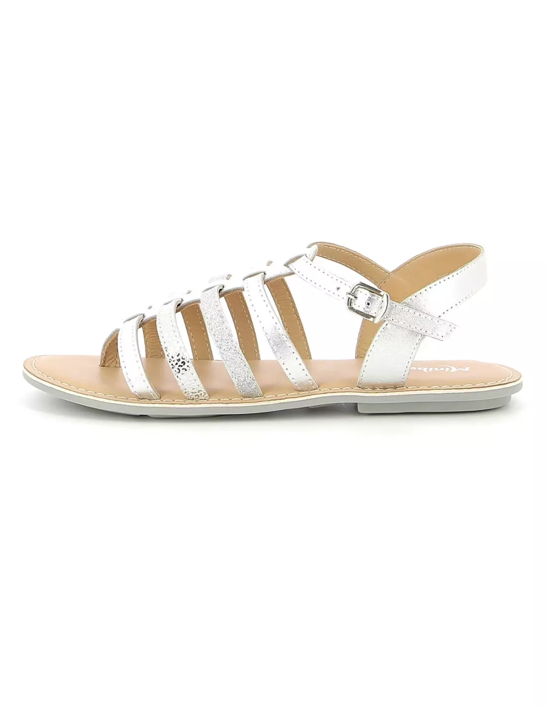 MINIBEL LOTUS - Sandales & nu-pieds Silver