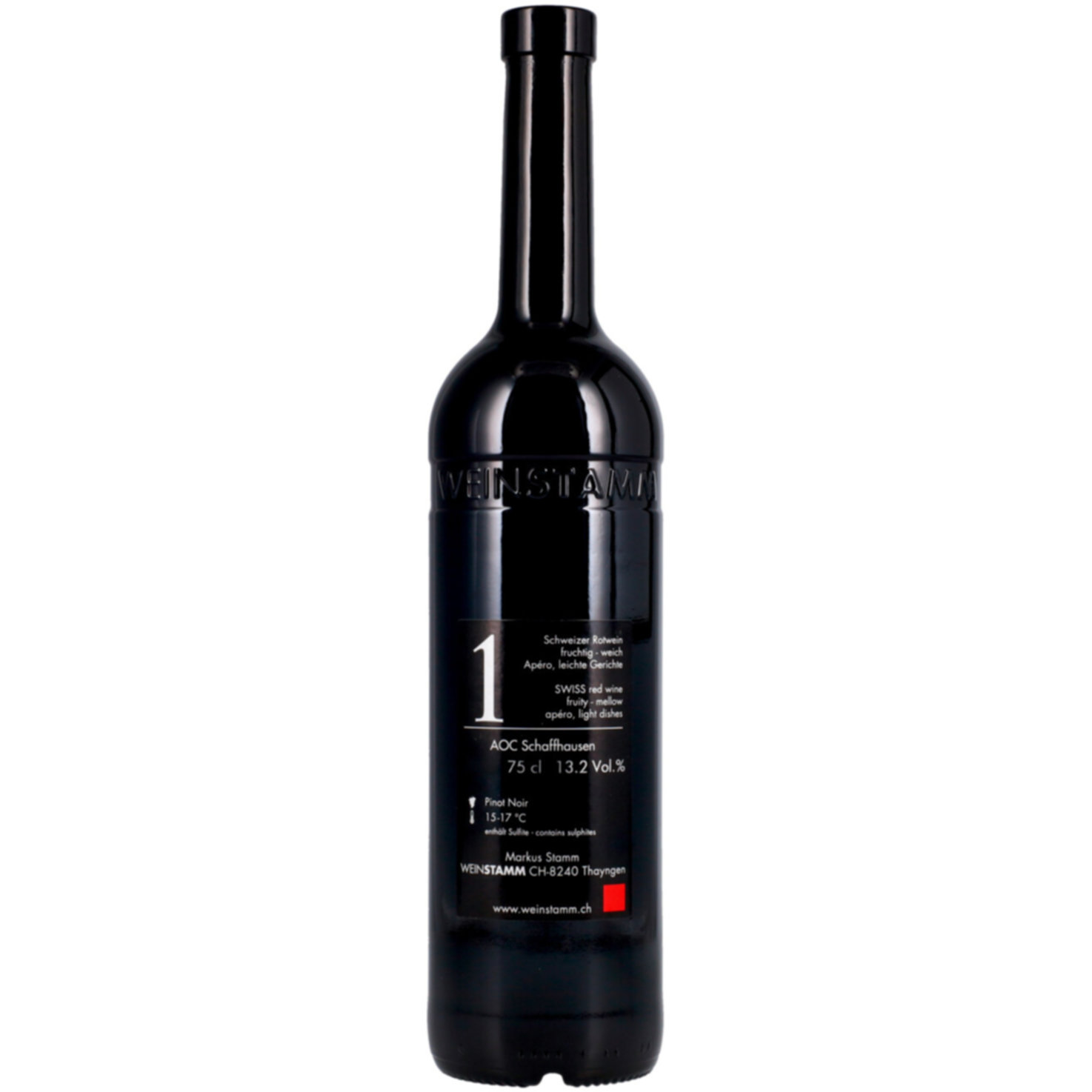 Schaffhausen AOC Rot 1 Pinot Noir Weinstamm -75cl