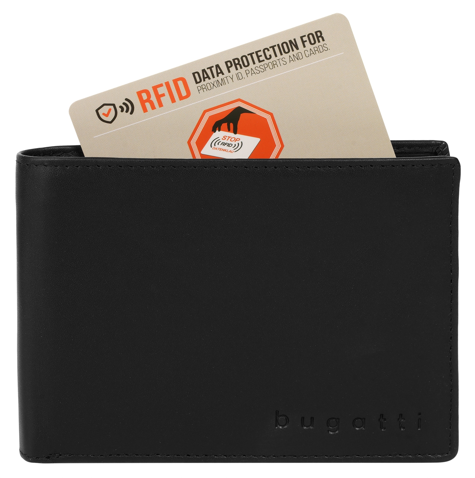bugatti Geldbörse »SUPER SLIM RFID« echt Leder
