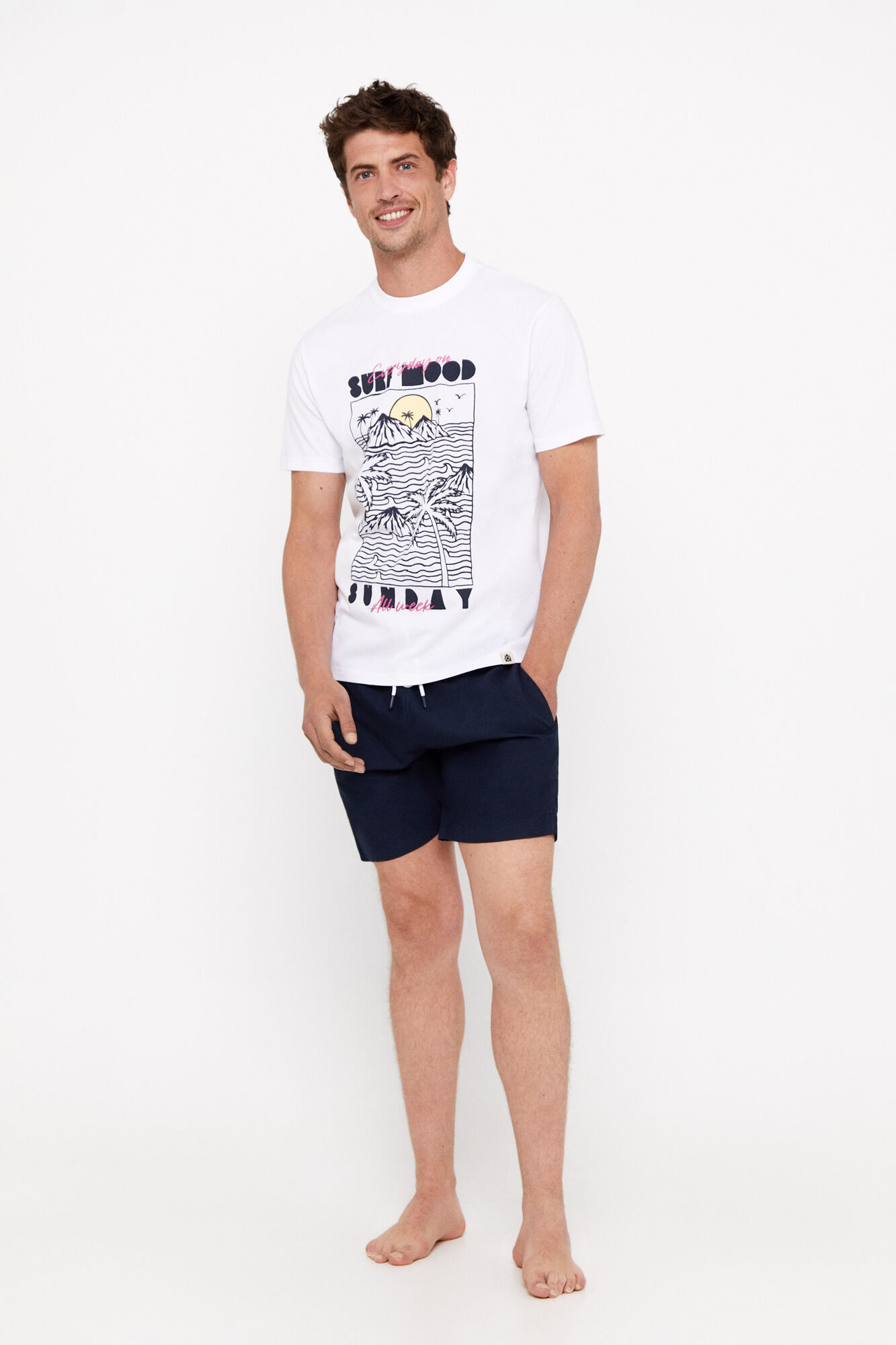 Camiseta estampada - Branca