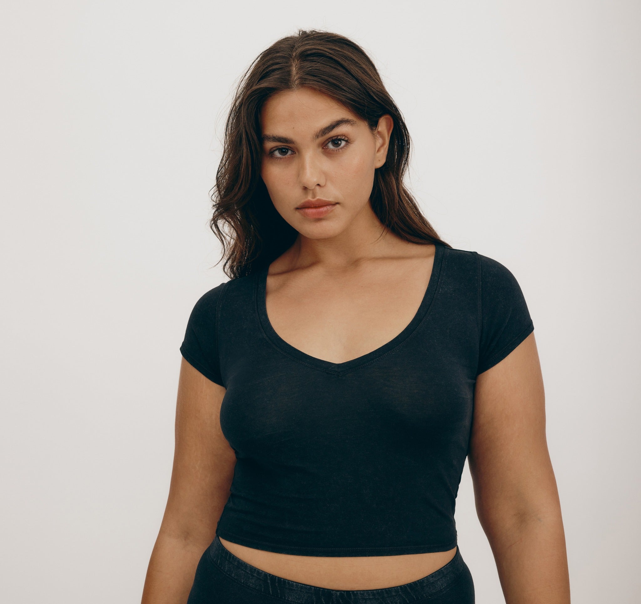 ORGANIC COTTON<br>Core V Baby Tee