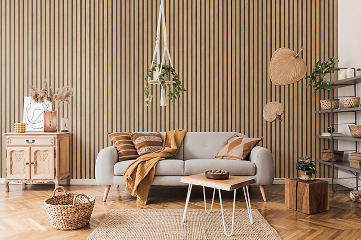 Lambris PVC Linio naturel 37,5 x 260 cm