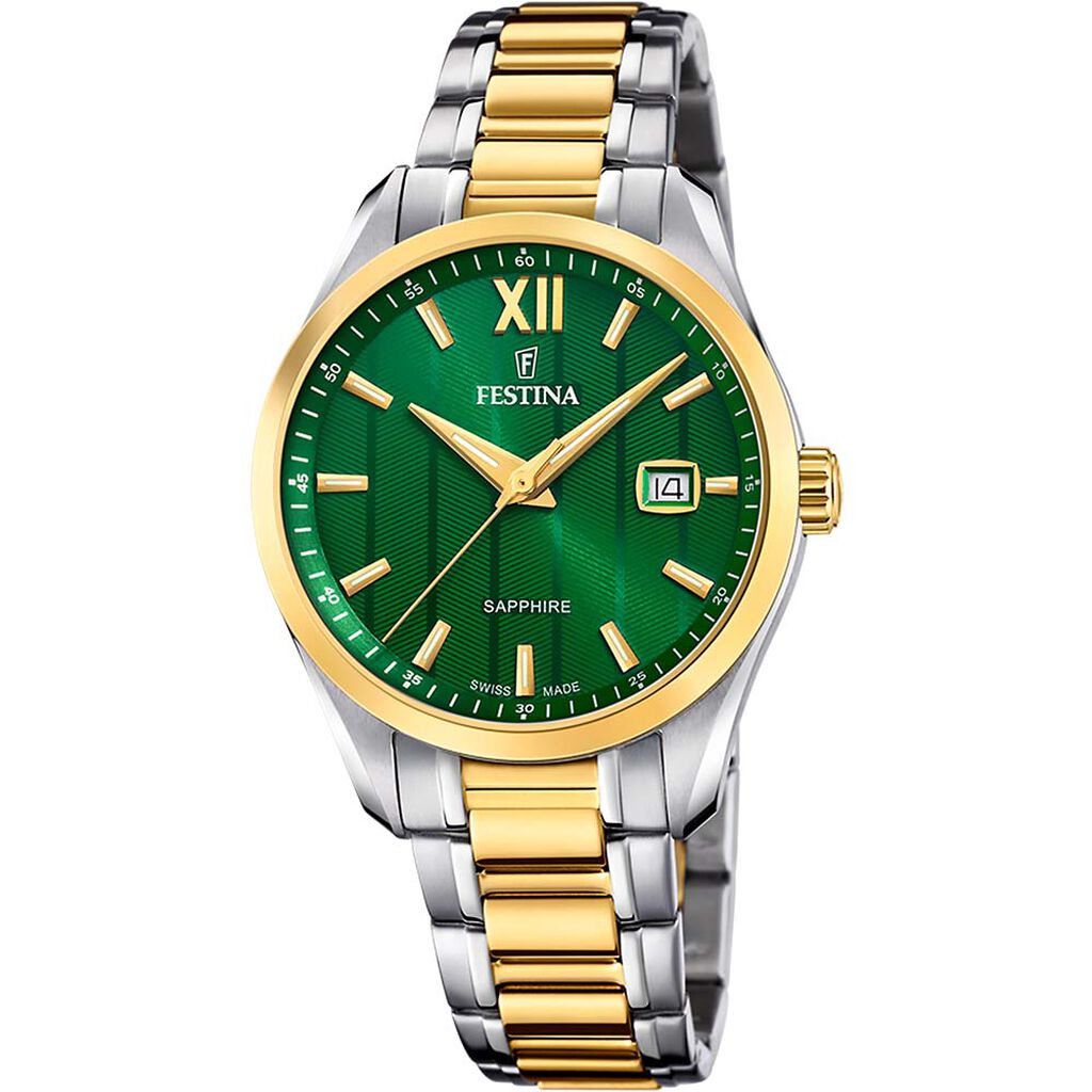 Montre Festina Swiss Made Vert