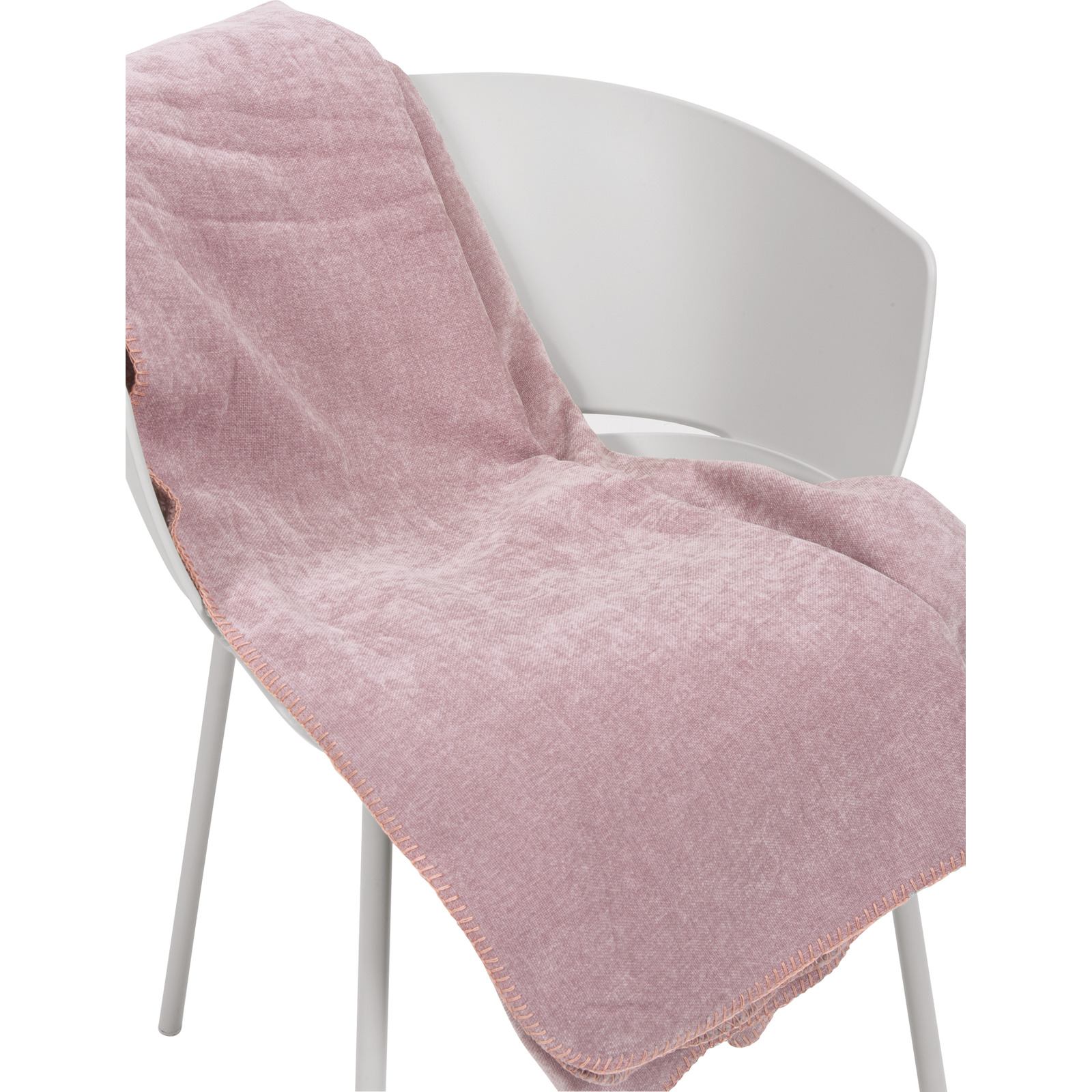 Sherpa Kuscheldecke meliert altrosa
