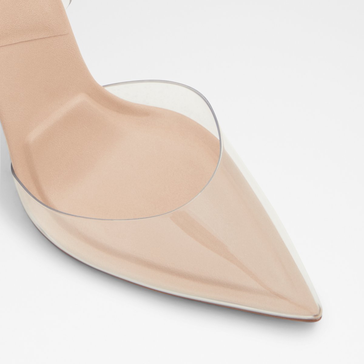 Solanti Bone Synthetic Clear TPU Women Block Heels