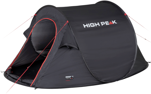High Peak Vision 3 Einfachdach Pop Up Wurfzelt für 3 Personen
