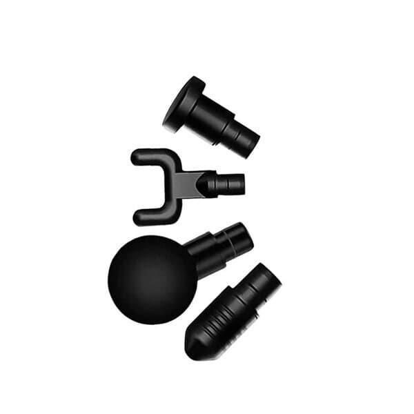 Massagepistol med 4 hastigheder og 4 udskiftelige massagehoveder