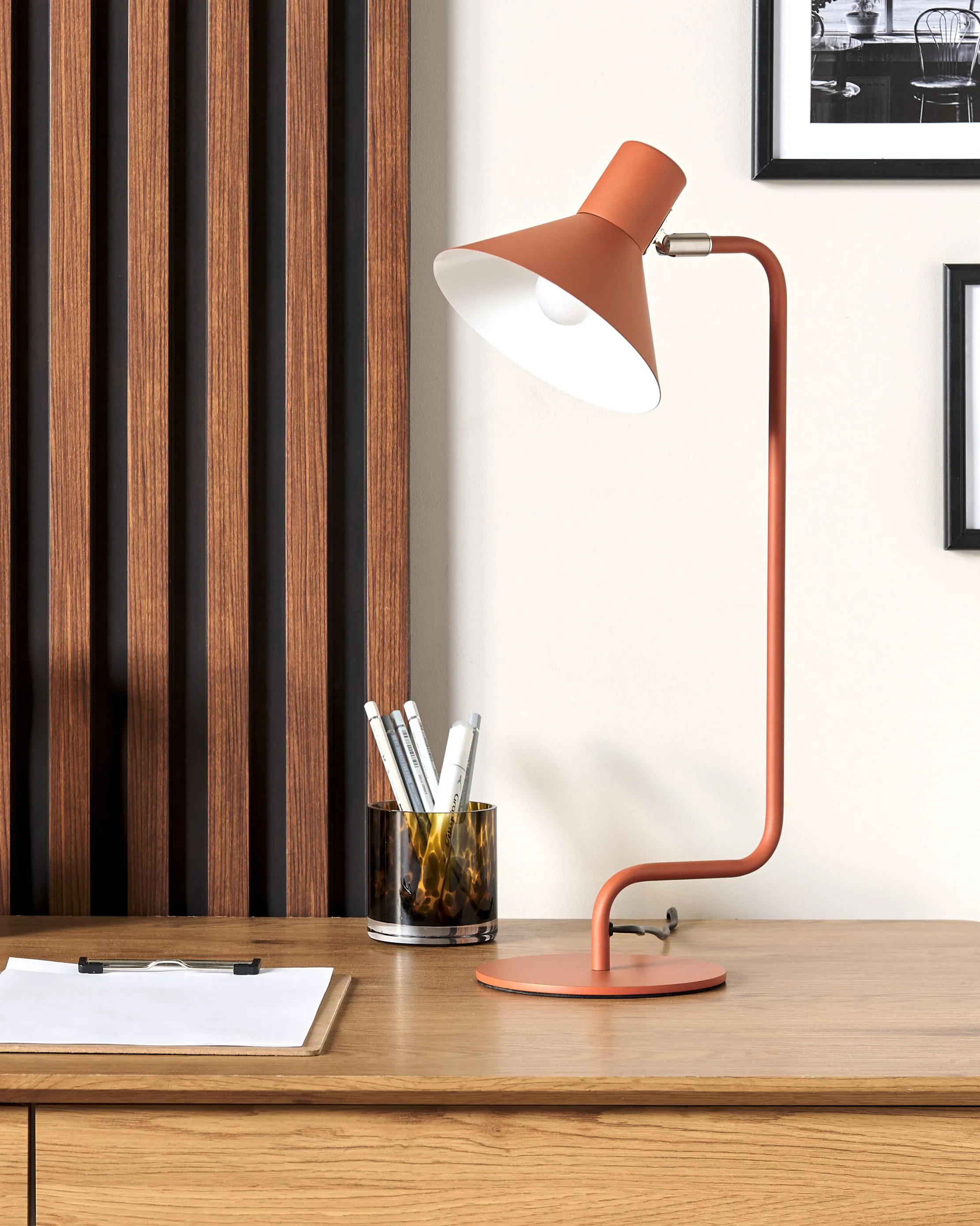 Bureaulamp RIMAVA verstelbaar Metaal Oranje