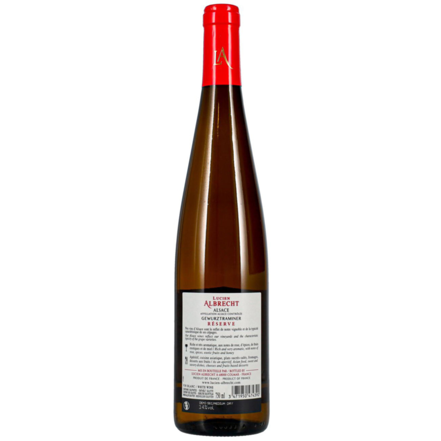 Alsace AOC Gewürztraminer Albrecht Wolfberger -75cl