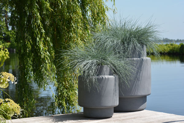 Plantenpot Billund S grey Ø40 x H50 cm