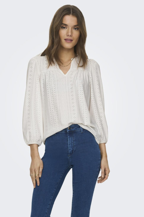 Only ecru dames blouse